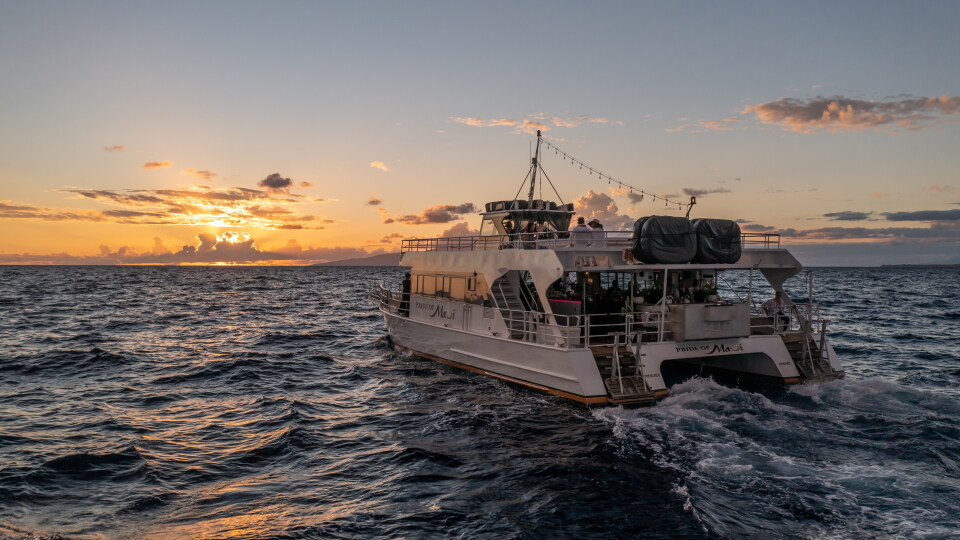 Pride Maui boat best sunset cruise