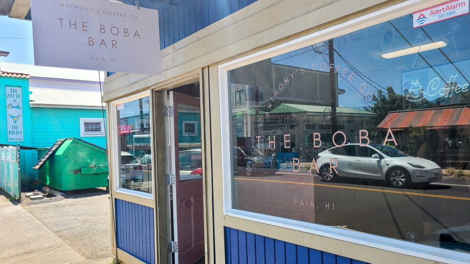 Top Maui Local Food Boba Bar Paia