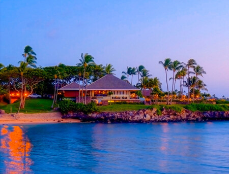 Top restaurant on Maui ocean view Merriman's Kapalua - featured