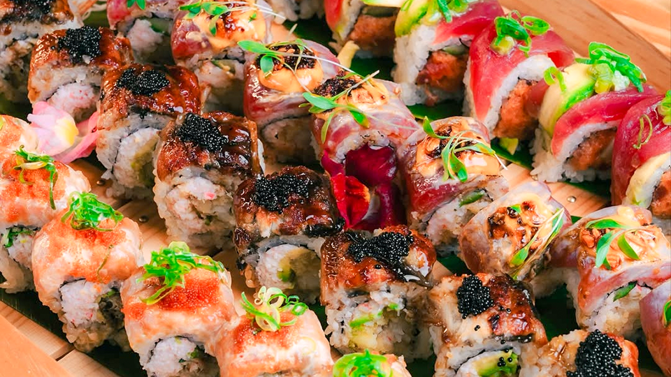 Assorted Sushi Rolls at Hachi by Oao