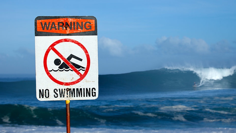 Maui Beach Safety Signage