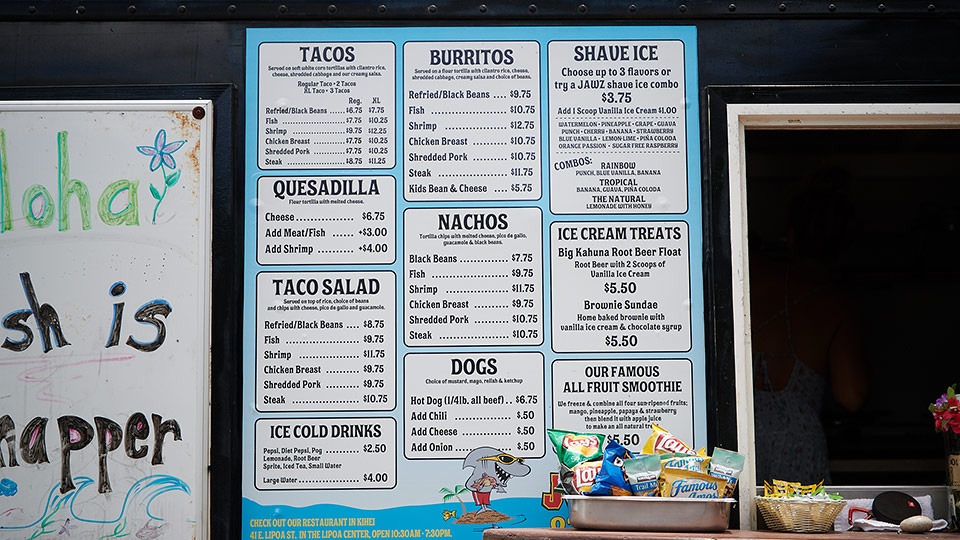 Best Food Truck Jawz Maui Tacos