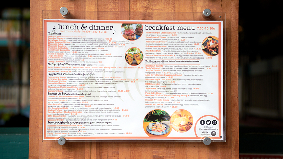 Top Maui Restaurant Down the Hatch