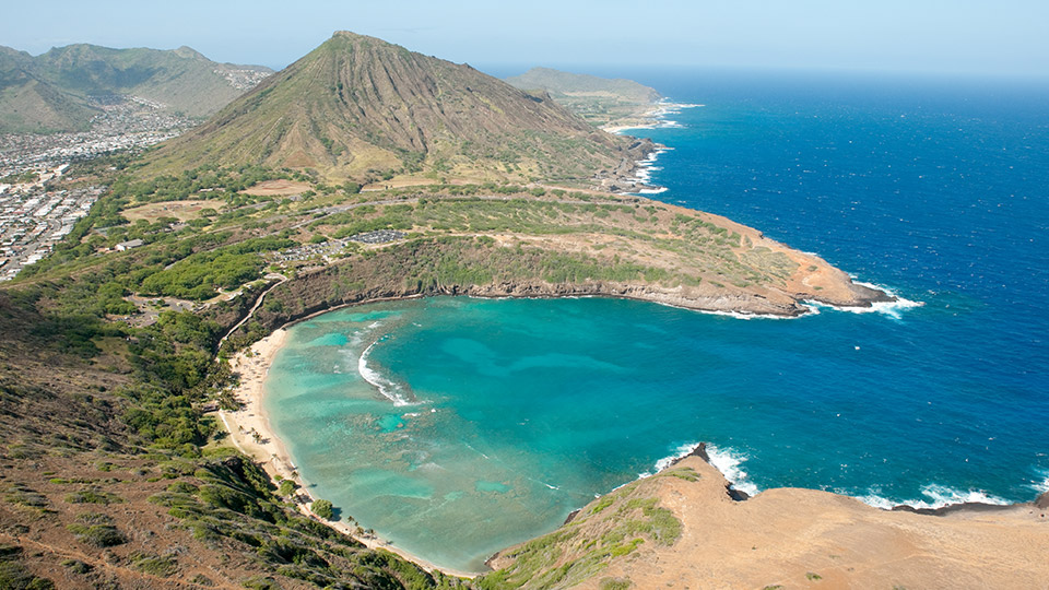 Aerial Photo of Hanauma Bay