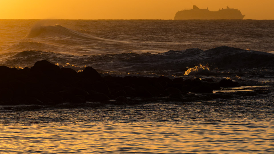 Dusk at Ke’e Beach