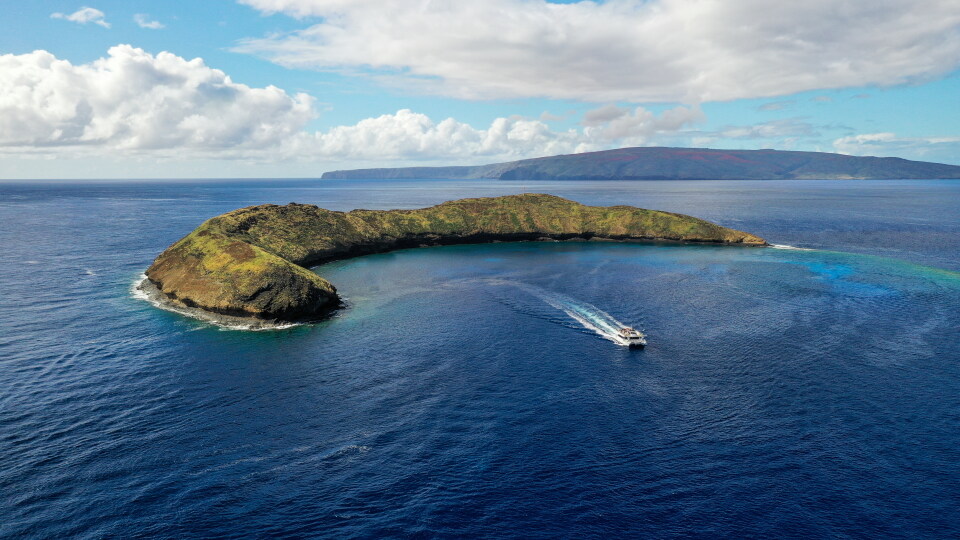 Molokini Crater and Pride of Maui boat