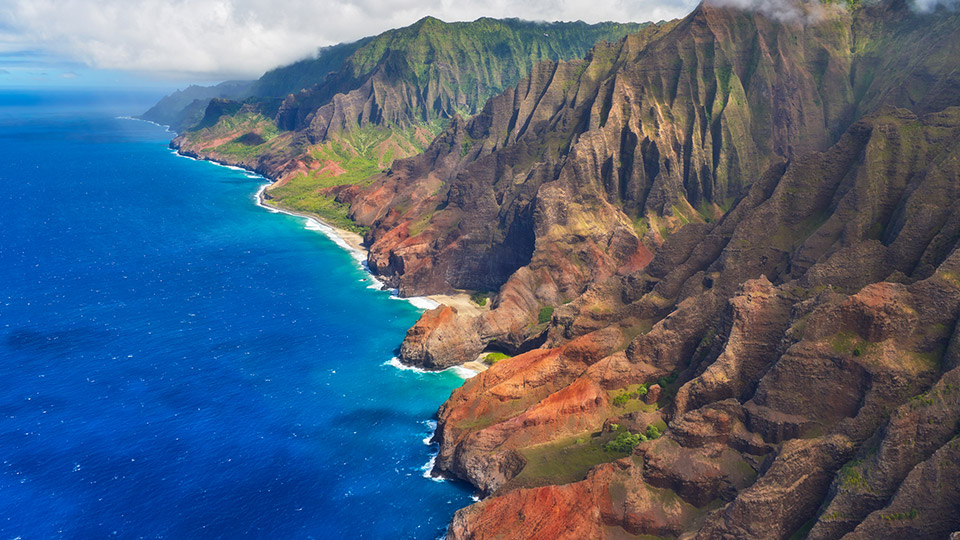 Na Pali Coast from Helicopter