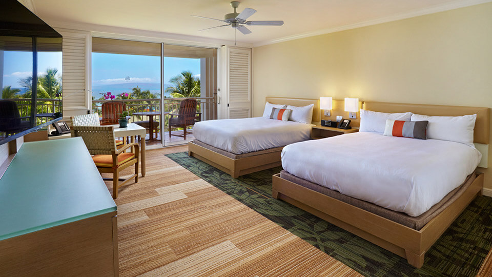 Top 10 Maui Resorts Grand Wailea Resort and Spa Ocean View Queen room