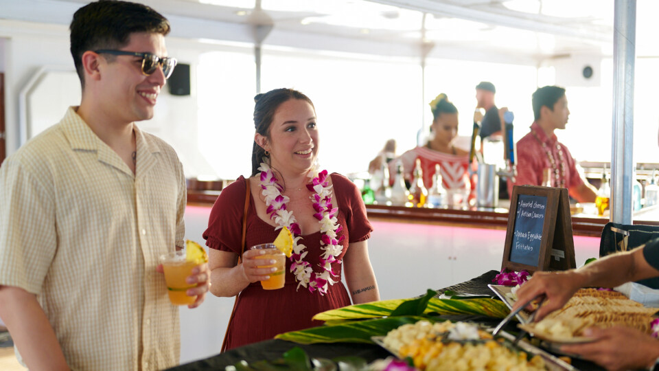 Pride of Maui Sunset Dinner Cruise and Luau Appetizers