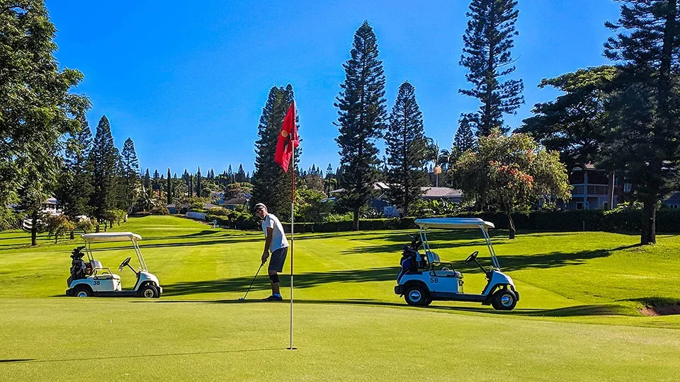 Playing Golf on Maui