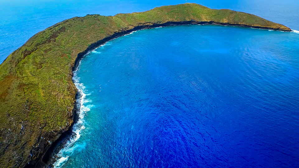 Aerial View of Molokini