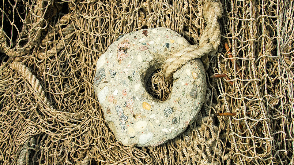 Ancient Sinker Stone Fishing Tool