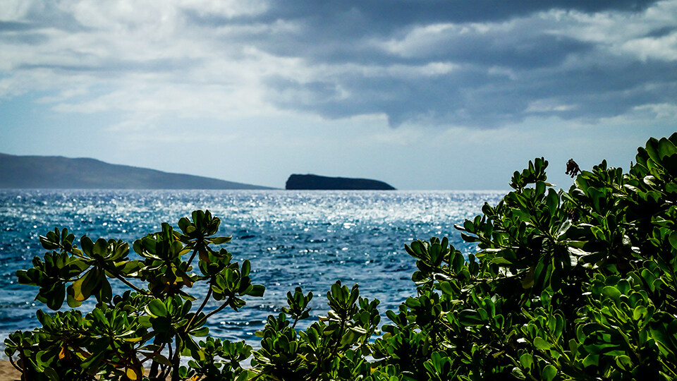 View of Molokini Crater from Maui