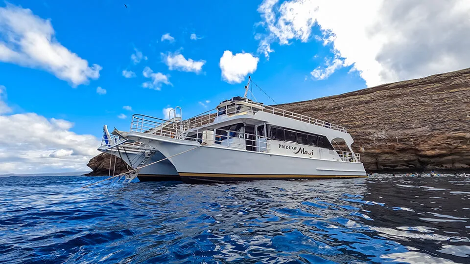 Pride of Maui Anchored at Molokini