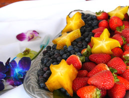 Maui Hawaii Best Sunset Dinner Fruit Plate