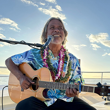 Live Music Performance Maui Sunset Luau Cruise