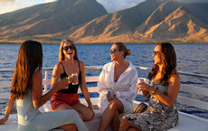 Guests having fun on deck